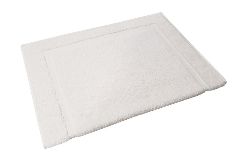 OEM Ταπέτο Μπάνιου 50x70εκ. Βαμβακερό Λευκό Plain Line (Σετ 6 Τεμάχια) (Ύφασμα: Βαμβάκι 100%, Χρώμα: Λευκό) - OEM - 5201847008517-1