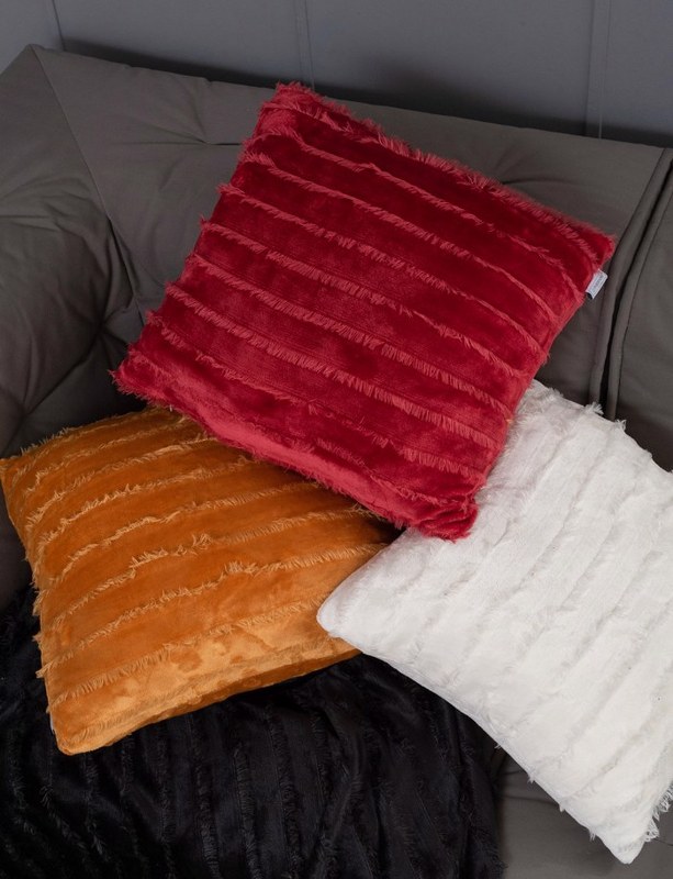 Διακοσμητική Μαξιλαροθήκη Jacquard Flannel 50x50εκ. Gwen Gold Palamaiki (Χρώμα: Χρυσό ) - Palamaiki - 5205857233006