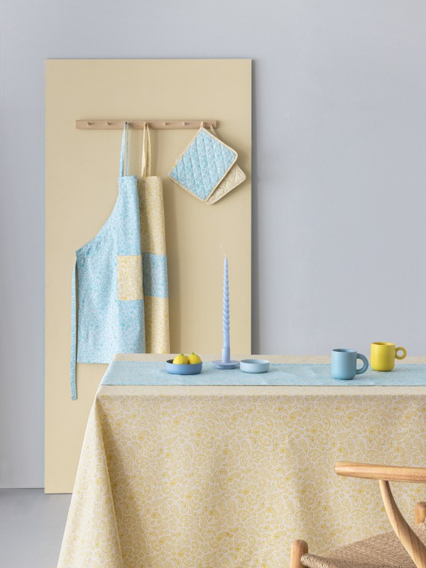 Τραπεζομάντηλο Polycotton 150x220εκ. Tat6 Κίτρινο Palamaiki (Ύφασμα: 80% Cotton - 20% Polyester, Χρώμα: Κίτρινο ) - Palamaiki - 5205857261191