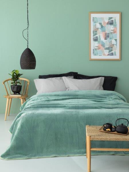 Κουβέρτα Υπέρδιπλη 220×240εκ. Dream Velour/3 Green Palamaiki (Ύφασμα: Polyester, Χρώμα: Πράσινο , Μέγεθος: Υπέρδιπλα) – Palamaiki – 5205857269524