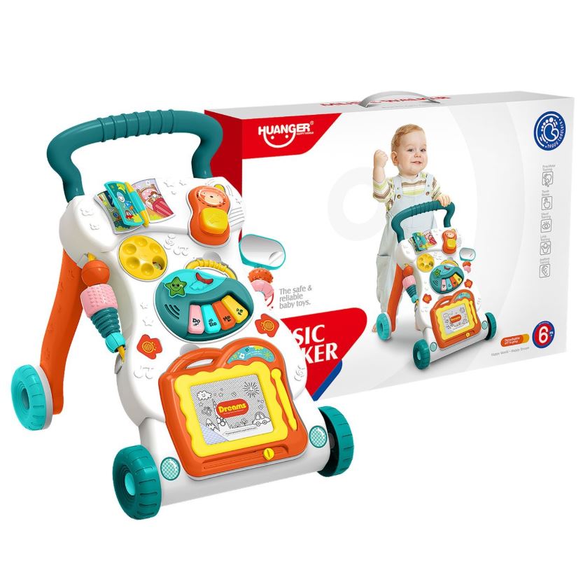 Toy Markt Μπεμπέ Περπατούρα Μουσικής 46x11x34εκ. Toy Markt 74-1105 - Toy Markt - 74-1105