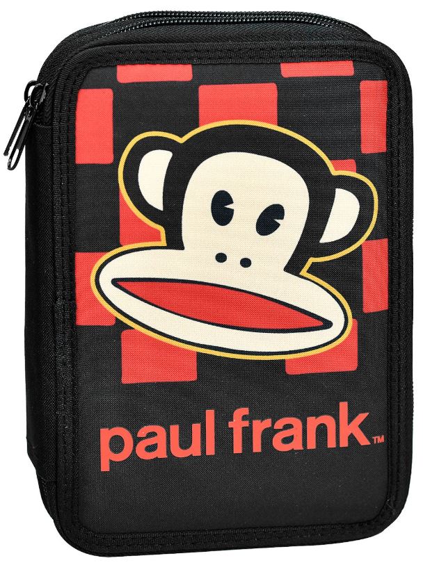 PAUL FRANK Κασετίνα Διπλή Γεμάτη Party Fever 14x4x20εκ. Paul Frank 50-3480 - PAUL FRANK - 50-3480