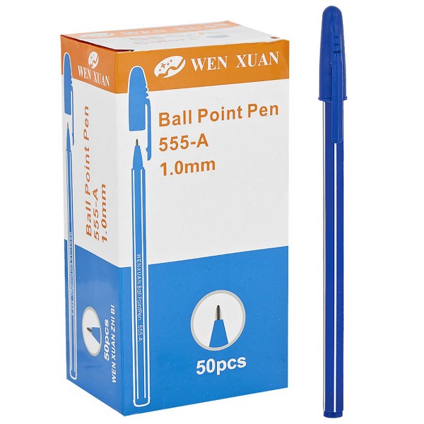 Στυλό Ριγέ Blue Ballpoint Justnote 60-266 (Σετ 50 Τεμάχια) (Χρώμα: Μπλε) - Justnote - 60-266