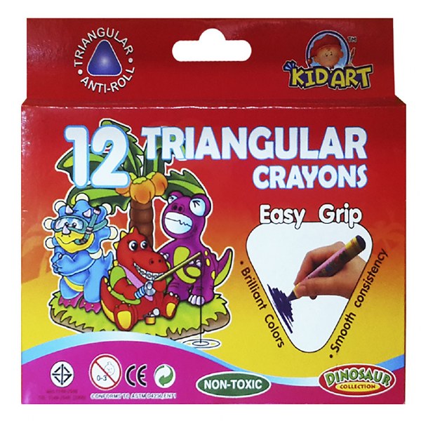 Justnote Κηρομπογιές Γίγας Σετ 12τμχ Dinosaur Justnote 60-399 - Justnote - 60-399