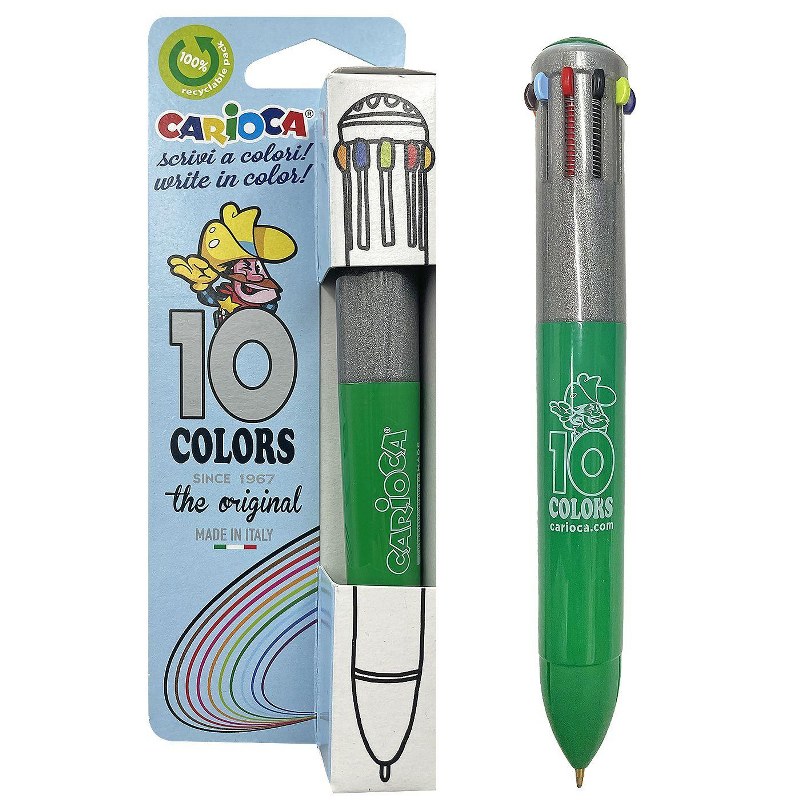 CARIOCA Στυλό 10 Χρωμάτων 1,0mm Carioca 60-727 - CARIOCA - 60-727