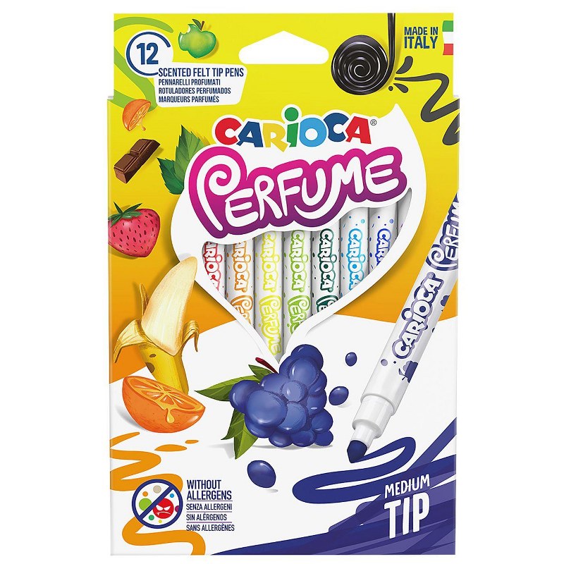Μαρκαδόροι Αρωματικοί Σετ 12τμχ Perfume Carioca 60-823 – CARIOCA – 60-823