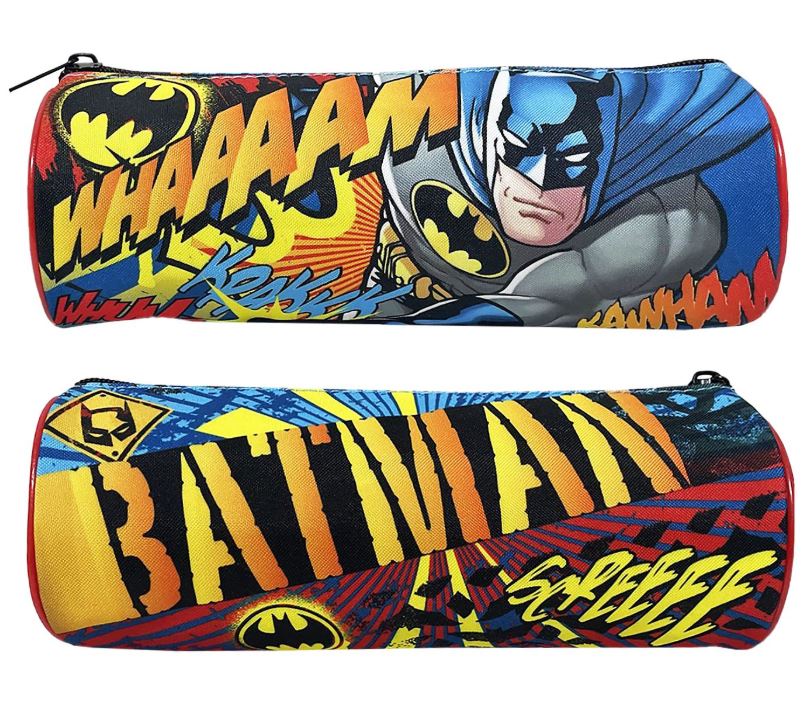 Warner Bros Κασετίνα Βαρελάκι Batman 23x8εκ. Warner Bros 50-3123 - Warner Bros - 50-3123