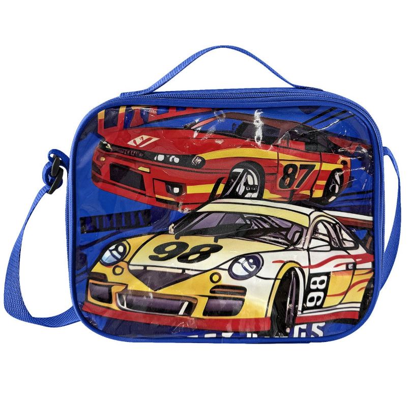 Justnote Ισοθερμικό Τσαντάκι Φαγητού Αμάξια 24x9x18εκ. Justnote 50-3405 (Χρώμα: Μπλε) - Justnote - 50-3405