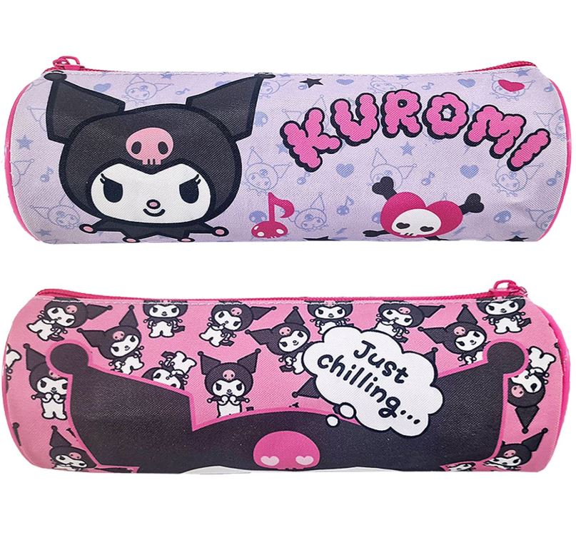 Justnote Κασετίνα Βαρελάκι Kuromi 23x8εκ. Justnote 50-3524 - Justnote - 50-3524