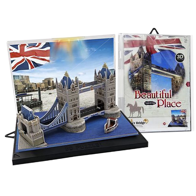 Παζλ 3D 33τμχ Γέφυρα Του Λονδίνου Σε Κουτί 16x23εκ. Toy Markt 69-1545 - Toy Markt - 69-1545 173545
