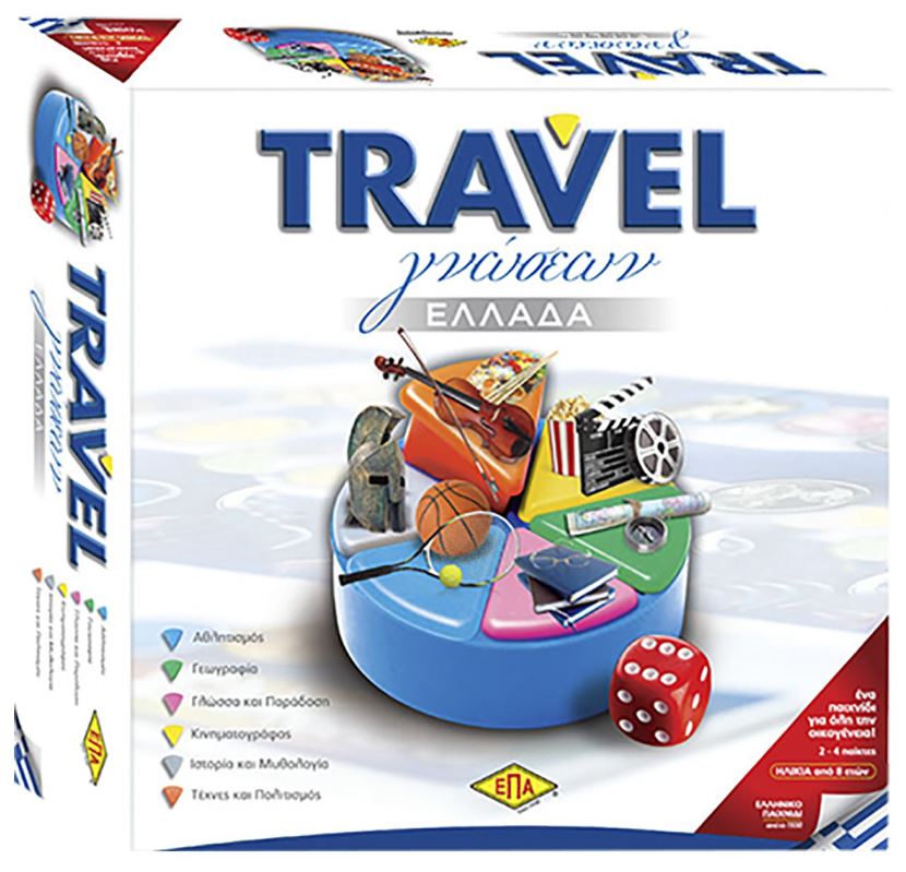 ΕΠΑ Επιτραπέζιο Παιχνίδι Travel Γνώσεων Ελλάδα 27x27εκ. ΕΠΑ 69-158 - ΕΠΑ - 69-158