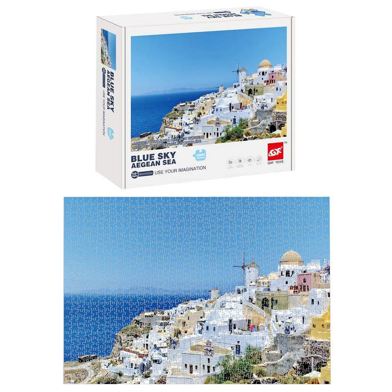 Toy Markt Παζλ 1000τμχ Αιγαίο Πέλαγος Σε Κουτί 20x5x25εκ. Toy Markt 69-1754 - Toy Markt - 69-1754
