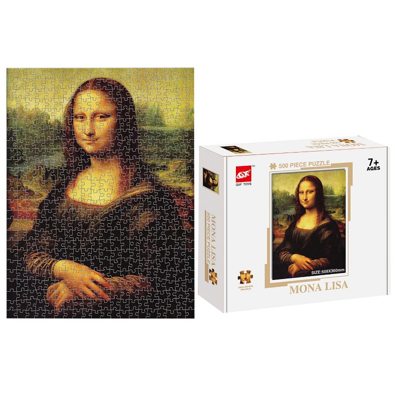 Toy Markt Παζλ 500τμχ Mona Lisa Σε Κουτί 18x5x23εκ. Toy Markt 69-1759 - Toy Markt - 69-1759