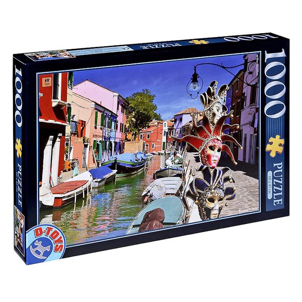 Παζλ 1000τμχ Burano Ιταλία Σε Κουτί 39x27εκ. D-toys 69-1833 -...