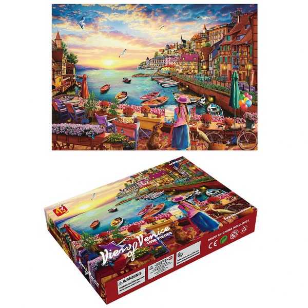 Toy Markt Παζλ 1000τμχ Πίνακας View Venice Σε Κουτί 20x5x29εκ. Toy Markt 69-1860 - Toy Markt - 69-1860