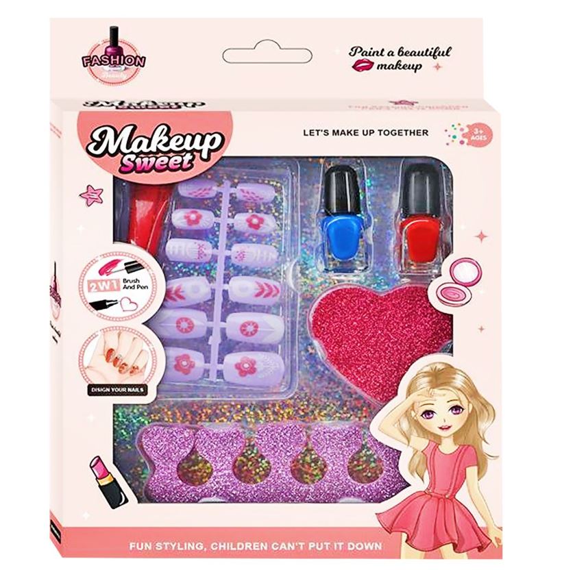 Σετ Νυχιών Make up Sweet 16x3x21εκ. Toy Markt 77-1277 - Toy Markt - 77-1277