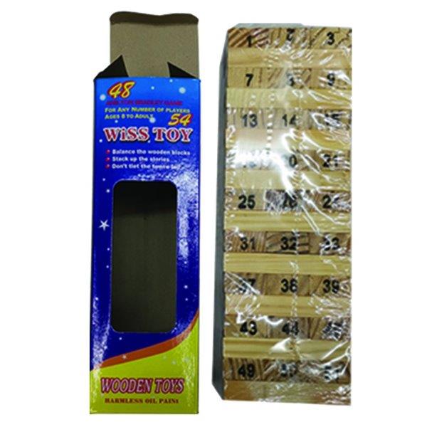 Toy Markt Επιτραπέζιο Παιχνίδι Πύργος Με Τουβλάκια 23,5x7,5x7,5εκ. Toy Markt 69-328 - Toy Markt - 69-328