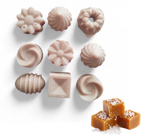 Σετ 9τμχ Αρωματικά Wax Melts Salt Caramel WXM09 - 24home.gr - WXM09-salt caramel