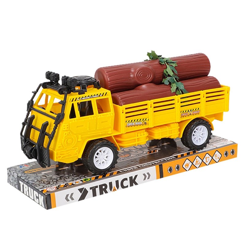 Φορτηγό Τριβής Με Κορμούς 28x14x11εκ. Toy Markt 70-2204 - Toy Markt - 70-2204 172843