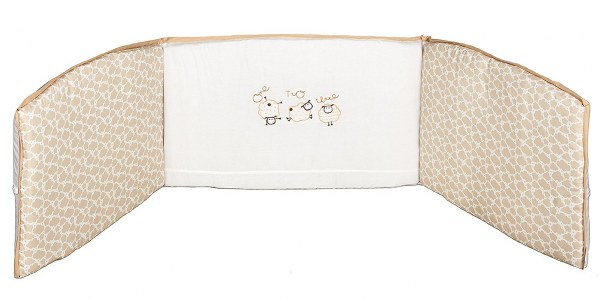 Πάντα Κούνιας Βαμβακερή 35x195εκ. Sheep Εκρού 70293 (Ύφασμα: Βαμβάκι 100%, Χρώμα: Εκρού ) - Ο Κόσμος του Μωρού - 5205626702931