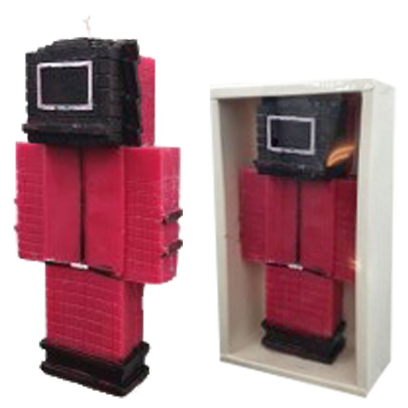 Λαμπάδα 3D Κόκκινος Στρατιώτης 11,5x5,5x22εκ. Bunny's 73-1963 (Χρώμα: Μαύρο) - Bunny's - 73-1963