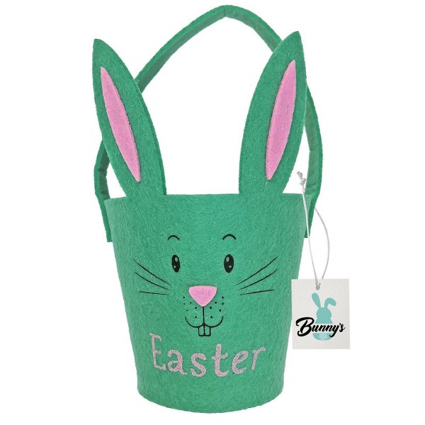 Bunny's Καλάθι Τσόχινο Κυλινδρικό Λαγός Φ11x22εκ. Bunny's 73-1981 (Σετ 6 Τεμάχια) (Ύφασμα: Τσόχα) - Bunny's - 73-1981