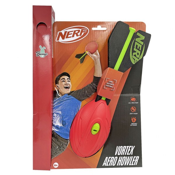 Λαμπάδα Nerf Sports Μπάλα Πύραυλος Vortex Aero Howler 9x32εκ. Bunny's 73-2230 - Bunny's - 73-2230