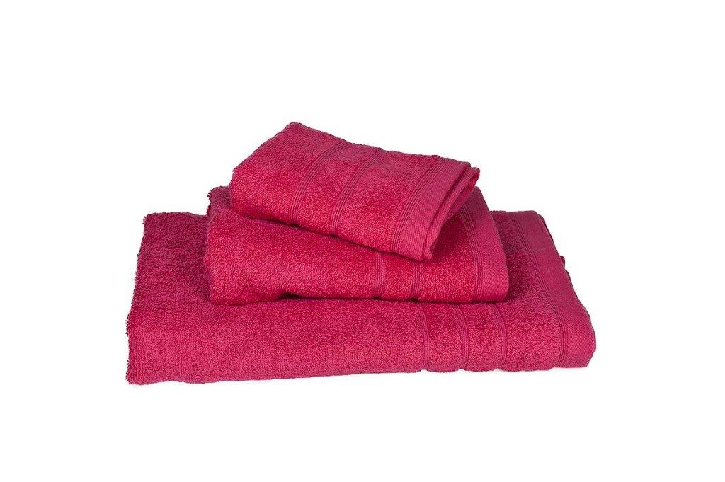 Πετσέτα Βαμβακερή Χειρός 40x60εκ. Fuchsia 7777772-15 (Ύφασμα: Βαμβάκι 100%, Χρώμα: Φούξια, Μέγεθος: Χεριών ) - KOMVOS HOME - 7777772-15