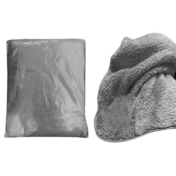 Κουβέρτα Καναπέ Fur Polyester Grey 200×150εκ. Homie 80-387 (Ύφασμα: Polyester, Χρώμα: Γκρι) – Homie – 80-387