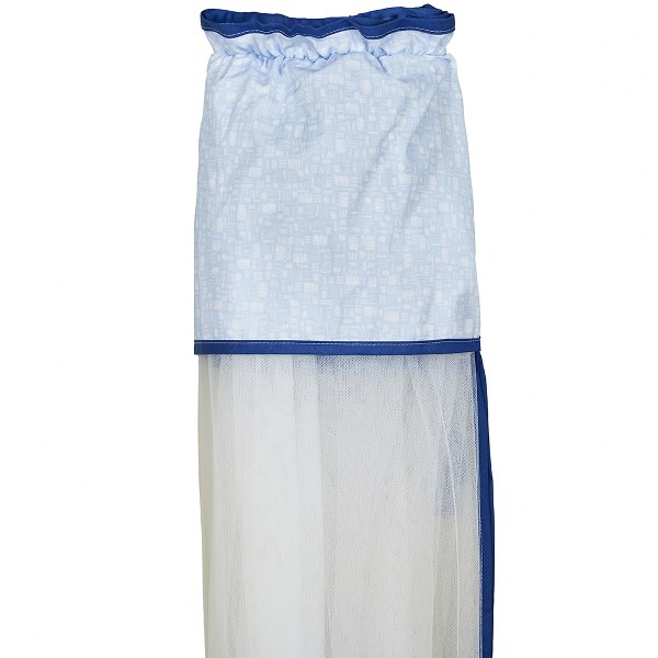 Ο Κόσμος του Μωρού Κουνουπιέρα Κρεβατιού Τούλι Nylon-Βαμβακερή 180x540εκ. Elephant Σιέλ 80222 (Ύφασμα: Βαμβάκι 100%, Χρώμα: Σιέλ) - Ο Κόσμος του Μωρού - 5205626802228