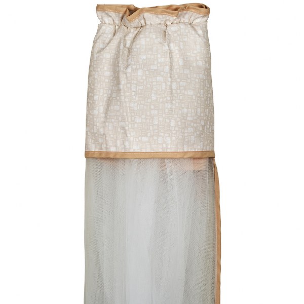 Ο Κόσμος του Μωρού Κουνουπιέρα Κρεβατιού Τούλι Nylon-Βαμβακερή 180x540εκ. Elephant Εκρού 80223 (Ύφασμα: Βαμβάκι 100%, Χρώμα: Εκρού ) - Ο Κόσμος του Μωρού - 5205626802235