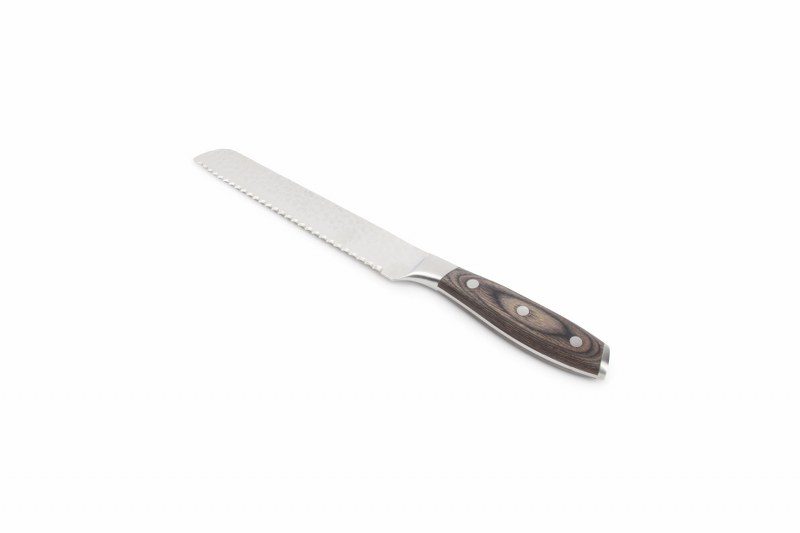 Μαχαίρι Ψωμιού Σφυρήλατο Ανοξείδωτο Ατσάλι S&P 20εκ. Chop 823013 (Υλικό: Ξύλο) - Salt & Pepper - 823013
