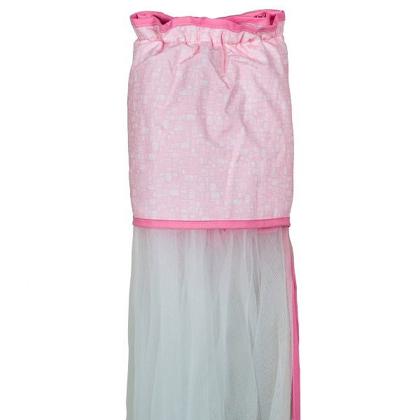 Κουνουπιέρα Λίκνου Nylon-Βαμβακερή 160x360εκ. Elephant Ροζ 85221 (Ύφασμα: Βαμβάκι 100%, Χρώμα: Ροζ) - Ο Κόσμος του Μωρού - 5205626852216