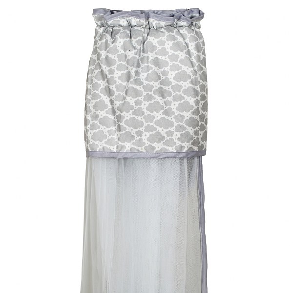 Ο Κόσμος του Μωρού Κουνουπιέρα Λίκνου Nylon-Βαμβακερή 160x360εκ. Sheep Γκρι 85295 (Ύφασμα: Βαμβάκι 100%, Χρώμα: Γκρι) - Ο Κόσμος του Μωρού - 5205626852957