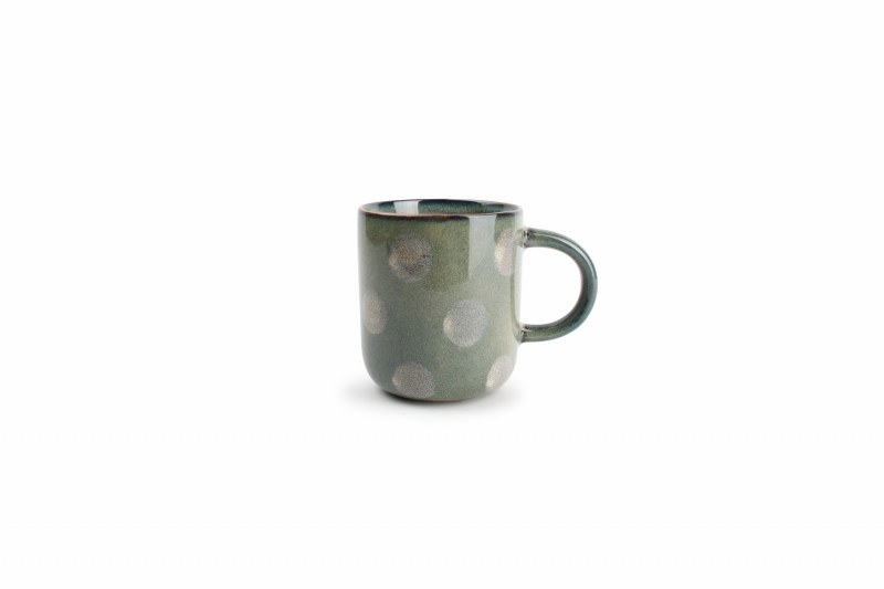 Salt & Pepper Κούπα Κεραμική Πράσινη Πουά S&P 500ml Dot Muggies 854103 (Υλικό: Κεραμικό, Χρώμα: Πράσινο ) - Salt & Pepper - 854103