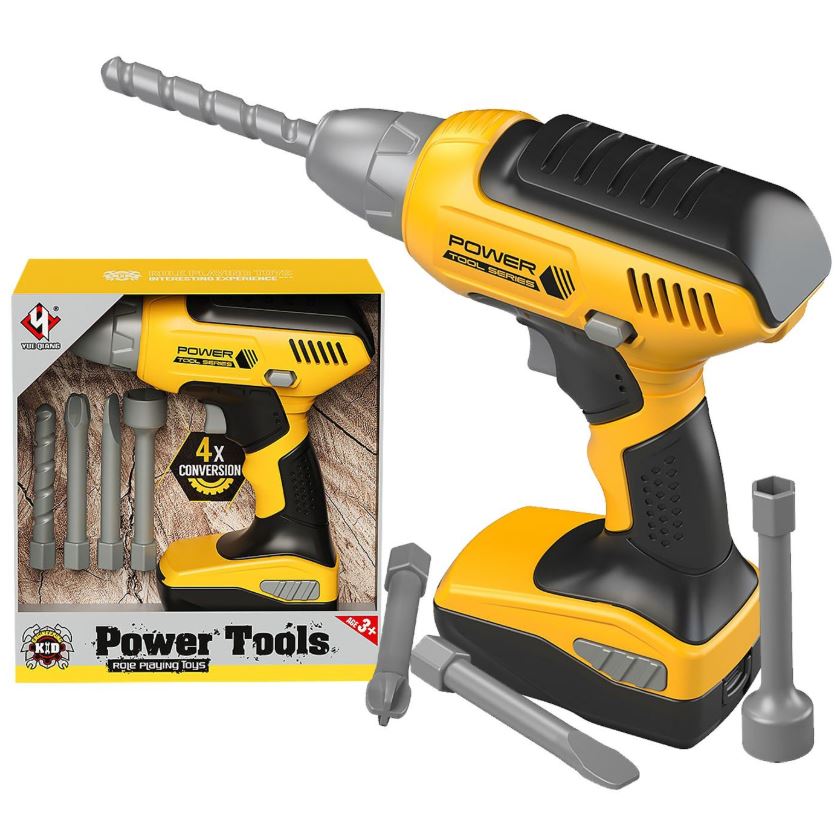 Ηλεκτρικό Τρυπάνι Μπαταρίας Σε Κουτί 17x6x21εκ. Toy Markt 71-3624 - Toy Markt - 71-3624