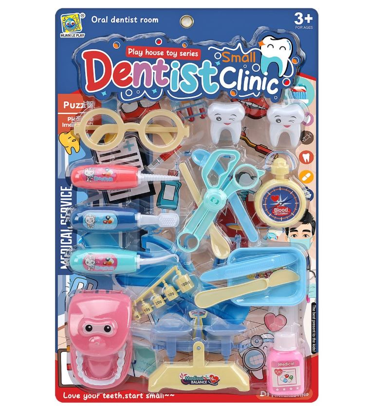 Καρτέλα Οδοντογιατρού Dentist Clinic 28x4x44εκ. Toy Markt 71-3634 - Toy Markt - 71-3634