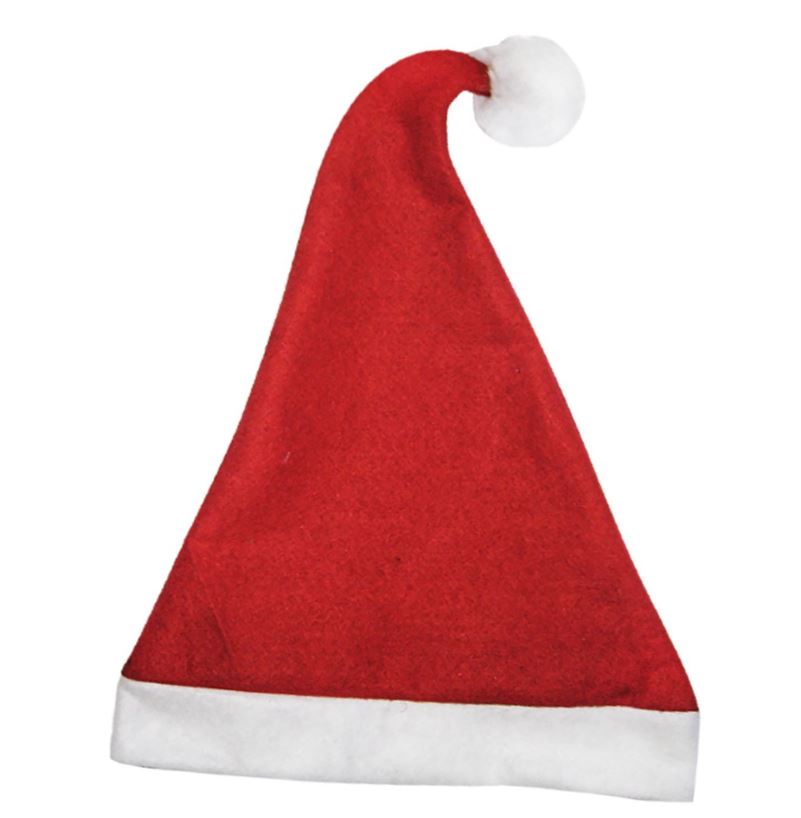 Σκούφος Άγιου Βασίλη 27x36εκ. Xmas fest 93-1183 (Σετ 12