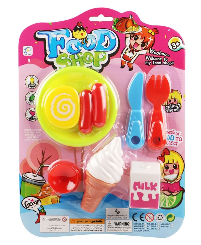 Κουζινικά Food Shop Σε Καρτέλα 22x5x31εκ. Toy Markt 77-1078 - Toy Markt - 77-1078