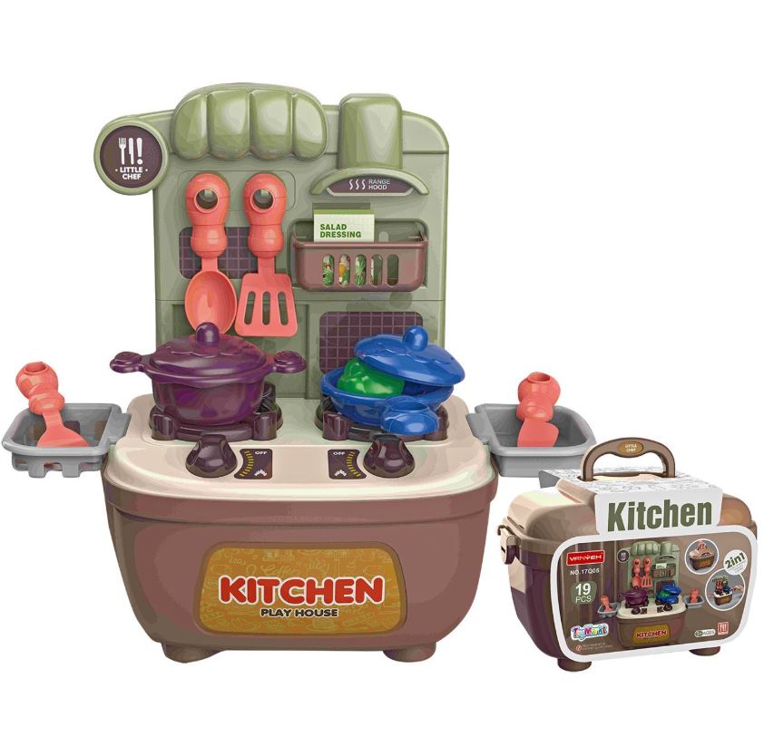 Βαλιτσάκι Κουζίνα 19τμχ 19x13x12εκ. Toy Markt 77-1159 - Toy Markt...