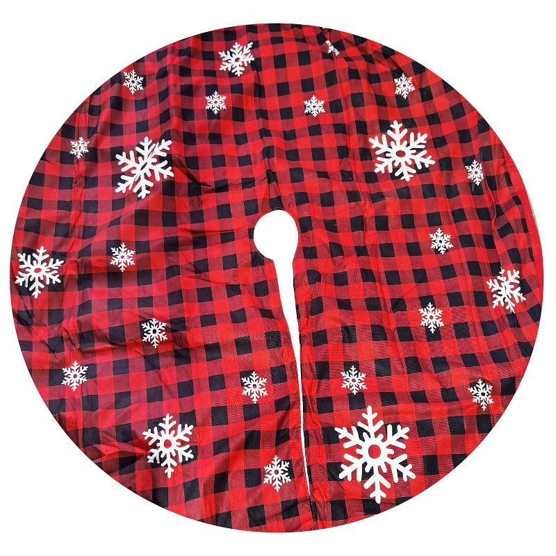 Χριστουγεννιάτικη Ποδιά Δέντρου Κόκκινη Φ120εκ. Xmas fe