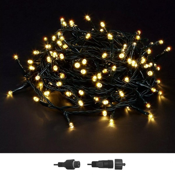 Xmas fest Λαμπάκια 510Led-25,5μ. Θερμό Λευκό Φως Επεκτεινόμενα Με Πρόγραμμα Xmas fest 93-3483 - Xmas fest - 93-3483
