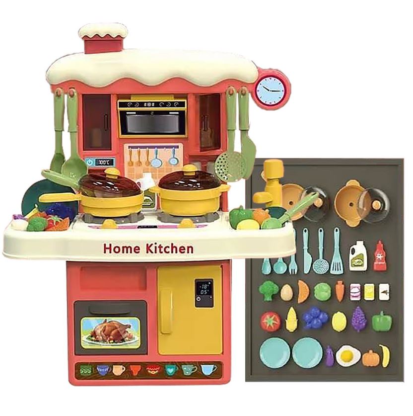 Κουζίνα Home Kitchen Σε Κουτί 27x12x37εκ. Toy Markt 77-1269 - Toy Markt - 77-1269