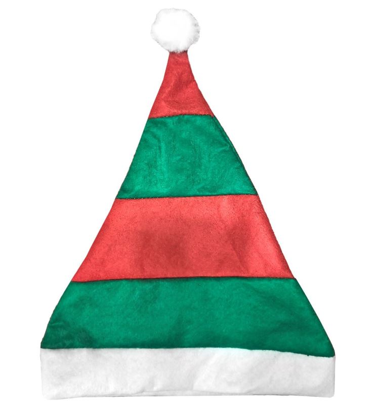 Σκούφος Ξωτικού Ριγέ 27x38εκ. Xmas fest 93-3766 (Σετ 12 Τεμάχια)...