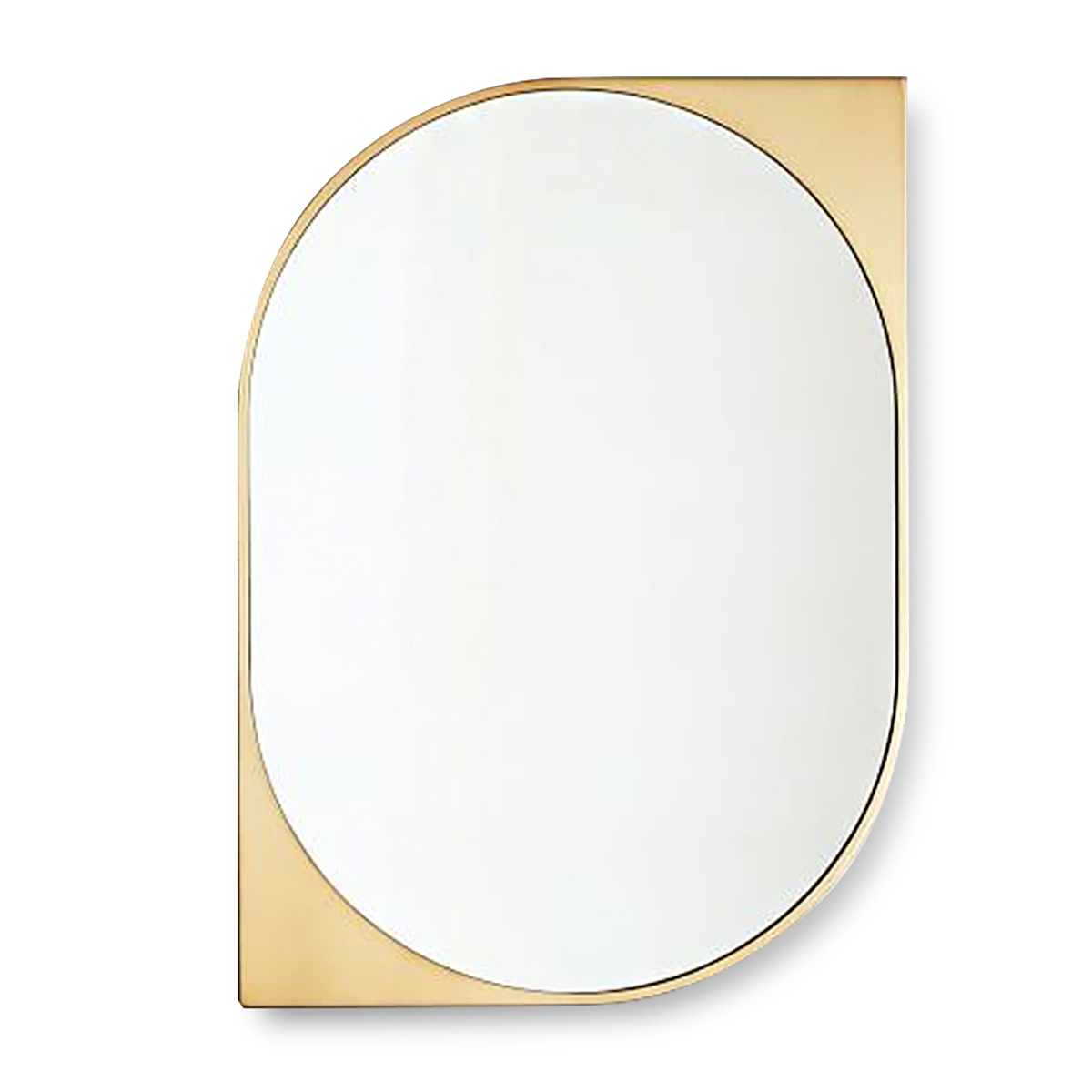 Καθρέπτης Τοίχου Μεταλλικός Χρυσός ARTELIBRE 50×3,5×70εκ. 14700018 (Υλικό: Μεταλλικό, Χρώμα: Χρυσό ) – ARTELIBRE – 14700018