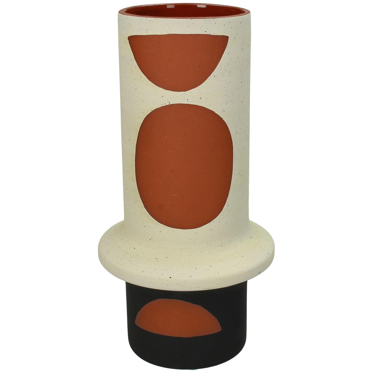 Βάζο Terracotta Πολύχρωμο ARTE LIBRE 12,4×12,4×24εκ. 05153448 (Υλικό: Terracotta) – ARTELIBRE – 05153448