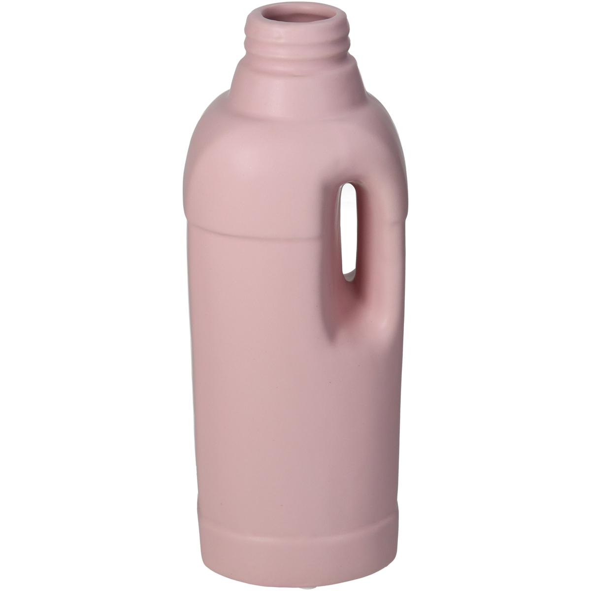 Βάζο Κεραμικό Μπουκάλι Ροζ ARTE LIBRE 9,3x8,8x25,5εκ. 05154175 (Υλικό: Κεραμικό, Χρώμα: Ροζ) - ARTELIBRE - 05154175