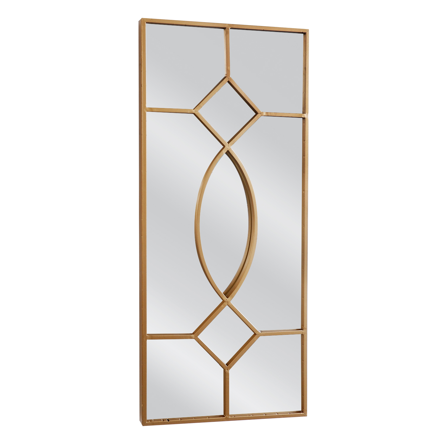 Καθρέπτης Τοίχου Μεταλλικός Χρυσός Araglas ARTELIBRE 40x2x90εκ. 14790019 (Υλικό: Μεταλλικό, Χρώμα: Χρυσό ) – ARTELIBRE – 14790019