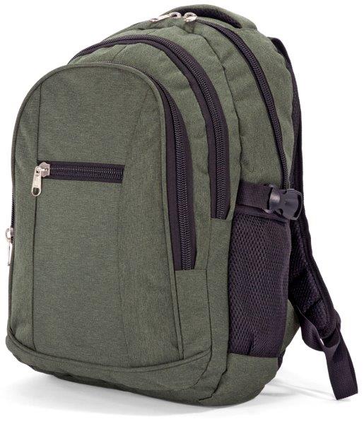 benzi Σακίδιο Πλάτης Polyester 27x23x43εκ. benzi 5532 Xaki (Ύφασμα: Polyester, Χρώμα: Χακί) - benzi - BZ5532-xaki