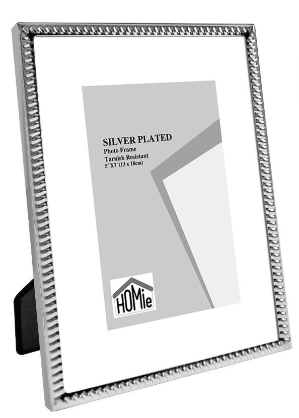 Κορνίζα Επάργυρη 13x18εκ. Homie 12-2060 (Χρώμα: Ασημί ,